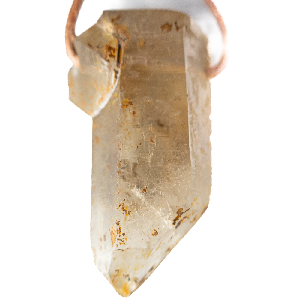 BRANDBERG  Citrienkristal Groot hanger 1x  UNIEK