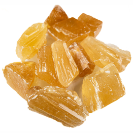 Calciet:  Honing Calciet ruw 3 cm (0,25 of 0,5 kilo)