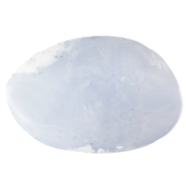 Chalcedoon, massagesteen  4x6 cm 1x UNIEK