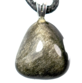 Obsidiaan, Goud Obsidiaan hanger per st.