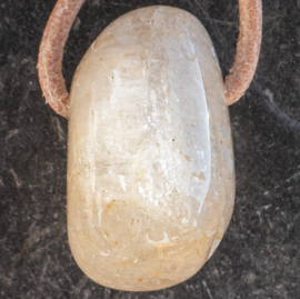 Hyalofaan geboorde hanger 1x UNIEK