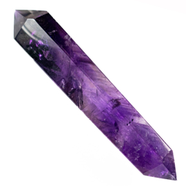 0) Dubbeleinder  Amethist kristal │1x UNIEK