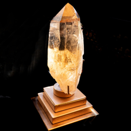 Citrien  Kristal (Natuur) op standaard │ 1x UNIEK