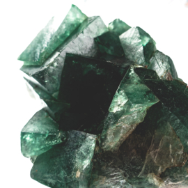 Fluoriet, Cluster groen L. 13 cm │1x UNIEK
