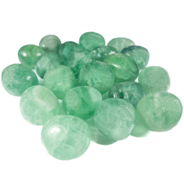 Fluoriet, groene Fluoriet Extra trommelsteen (XL) │per st.*