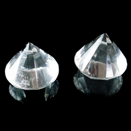 Bergkristal Diamant Briljant Vorm ø 2,6 cm per st.