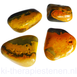 Bumble Bee Jaspis - Eclipssteen  (Auripigment / Realgar) (XL) TS per st.