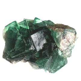 Fluoriet, Cluster groen L. 13 cm │1x UNIEK