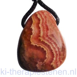 Rhodochrosiet hanger geboord per st.