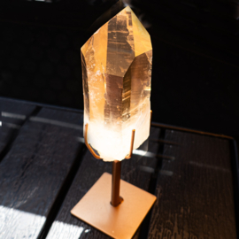 Citrien  Kristal (Natuur) op standaard │ 1x UNIEK