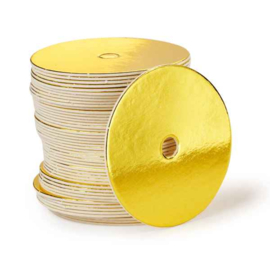 Gouden cakepop boards - rond - My little cakepop molds