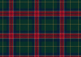 Classic Christmas Tartan – Edible Frosty Sheet | Christmas Cake Wrap & Decoration