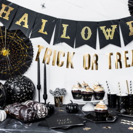 Halloween party banner trick or treat GOUD