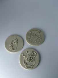 Fondantstempel Babyflesje – ideaal voor babyshower cupcakes & koekjes