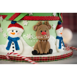 Christmas Cookie silicone mold Karen Davies