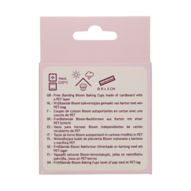 Funcakes Bloom Cupcake baking cups METALLIC SILVER