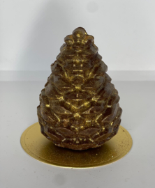 DENNENAPPEL -  chocolade mal - 3-delig