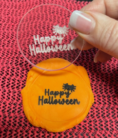 Happy Halloween met Spin - Cakepop Message Stamp