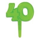 Cupcake Toppers 40 Groen 6/Pk