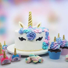 Unicorn hoorntjes chocolade mal - BWB9660