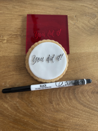 You did it  - PartyStamp  - Fondantstempel