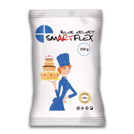 Blue Velvet SmartFlex  Rolfondant met vanille smaak 250 Gram