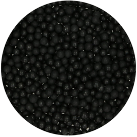 Zwarte - zachte eetbare parels - Medium- Funcakes