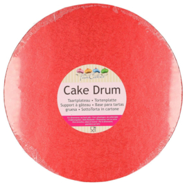 25 cm RODE ronde Cake Drum