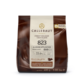 Callebaut Melk smelt chocolade callets  400 gr