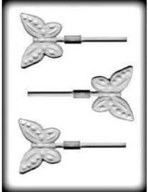 hitte bestendige lollie mal - vlinder lollies maken