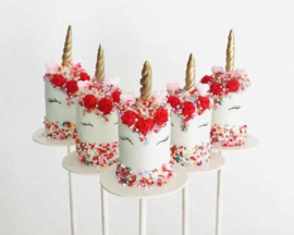 Witte - ronde  My little cakepop boards