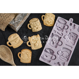 Festive Mugs - Christmas Cookie silicone mold Karen Davies