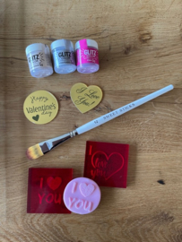 I Hartje You  - fondant stempel - PartyStamp -Debosser