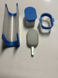 Daisy Makes® CAKESICLE LARGE  – Cutter, Popper &  Tray set - Blauw