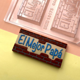 El Mejor Papa ( de beste papa)  - Chocolade reep  - 3 parts chocolade mal - BWB10515
