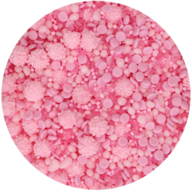Roze - Pink  - Sprinkle mix / Medley - Funcakes
