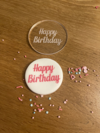 Happy Birthday - Cakepop Message Stamp