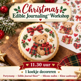 Christmas Edible Journaling™ Workshop | Kerstkoek Decoreren | 13 december Eindhoven