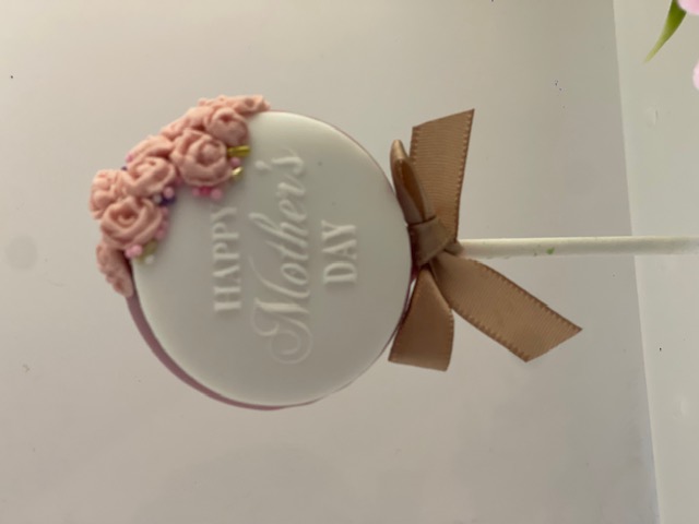 Cakepop Message Stamp “Happy Mothersday” – Fondantstempel voor Cake Pops