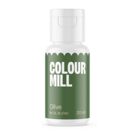 Colour Mill Oil Blend Olive 20 ml | Olijfgroene Kleurstof voor Chocolade & Deco Melts