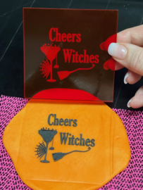 Cheers Witches - Halloween Fondant stempel voor cupcakes en koekjes