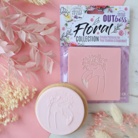 Flamingo-Floral collection- Outboss- Sweetstamp