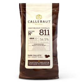 Callebaut Puur smelt chocolade callets  1 kg
