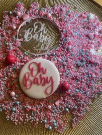 Oh Baby - Cakepop Message Stamp