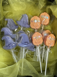 Daisy Makes® Candy Bucket Popper Set Large | Halloween Snoepemmer Cakepop Cutter-Popper & Tray | Blauw
