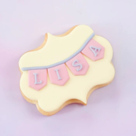 Outboss Bunting - lettering set -  Sweet Stamp - outboss - Fondant stempels
