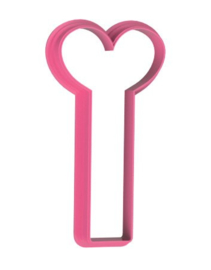 Cookie stick Heart - KOEKDESIGN uitsteker