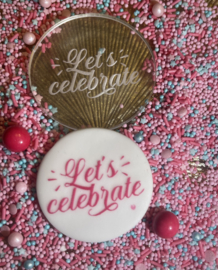Let's Celebrate - Cakepop Message Stamp