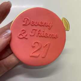 FONDANT STEMPEL met je eigen ontwerp 