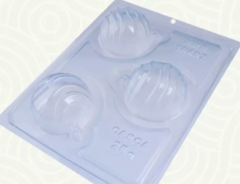 KERSTBAL  - Chocolade mal - 3-Delig